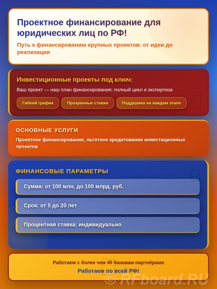 Проектное финансирование для Юридических лиц по РФ. Финансирование кру .... Башкортостан,  Уфа (город)