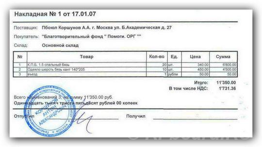 Товарные и кассовые чеки, накладные, счет-фактуры. Новосибирская область,  Новосибирск