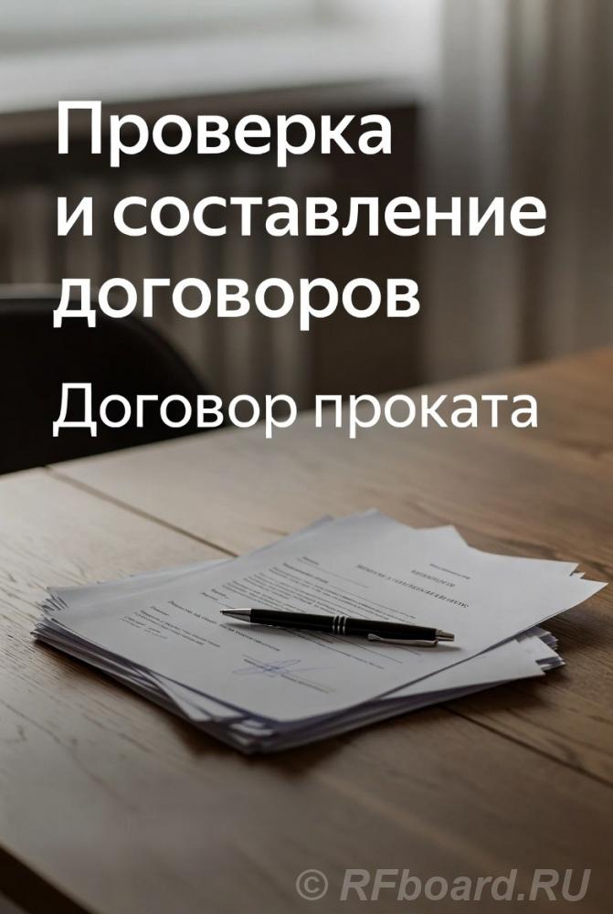 Проверка и составление договоров проката в Перми. Пермский край,  Пермь