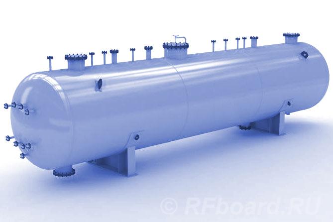 Горизонтальный отстойник нефти ОГ.  Москва