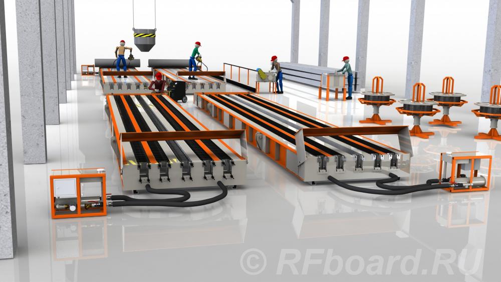 Технологическая линия по производству световых опор СВ. Пензенская область,  Пенза