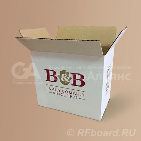 картонные коробки с логотипом на заказ.  Москва
