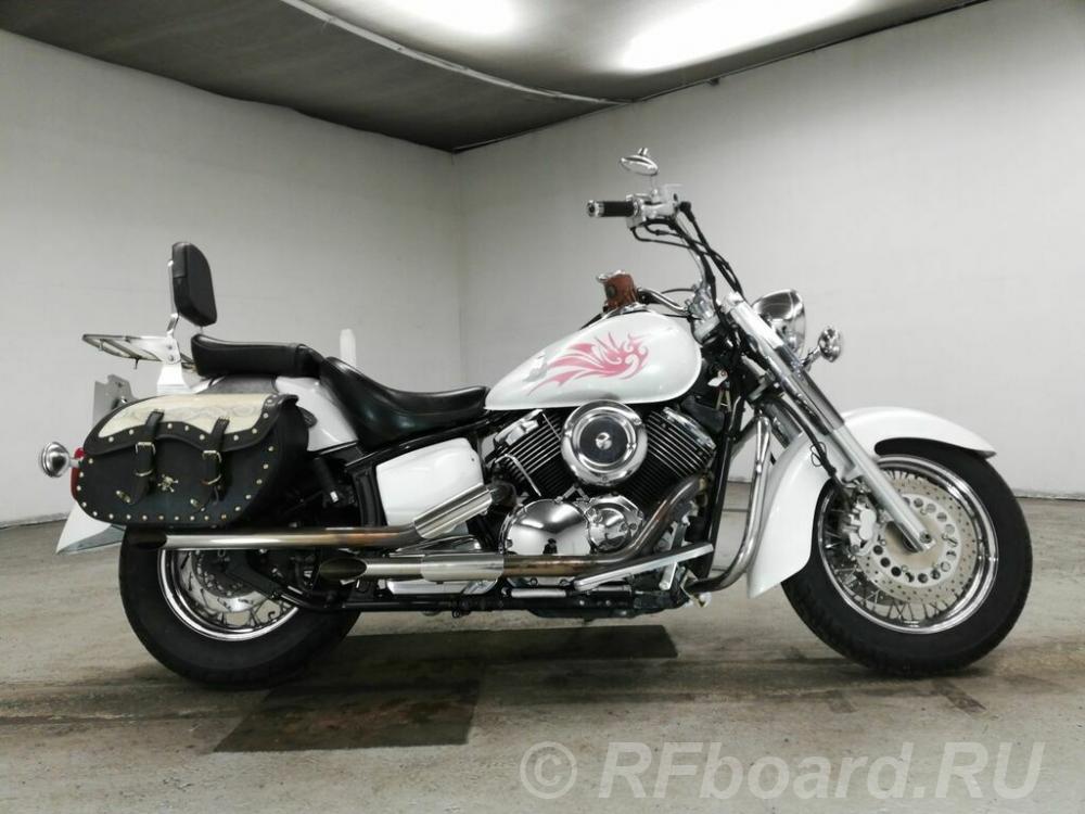 Мотоцикл круизер Yamaha Dragstar 1100 Classic рама VP13J боковые мотос ...