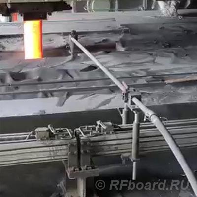 Система контроля толщины порошка для кристаллизаторов.  Москва