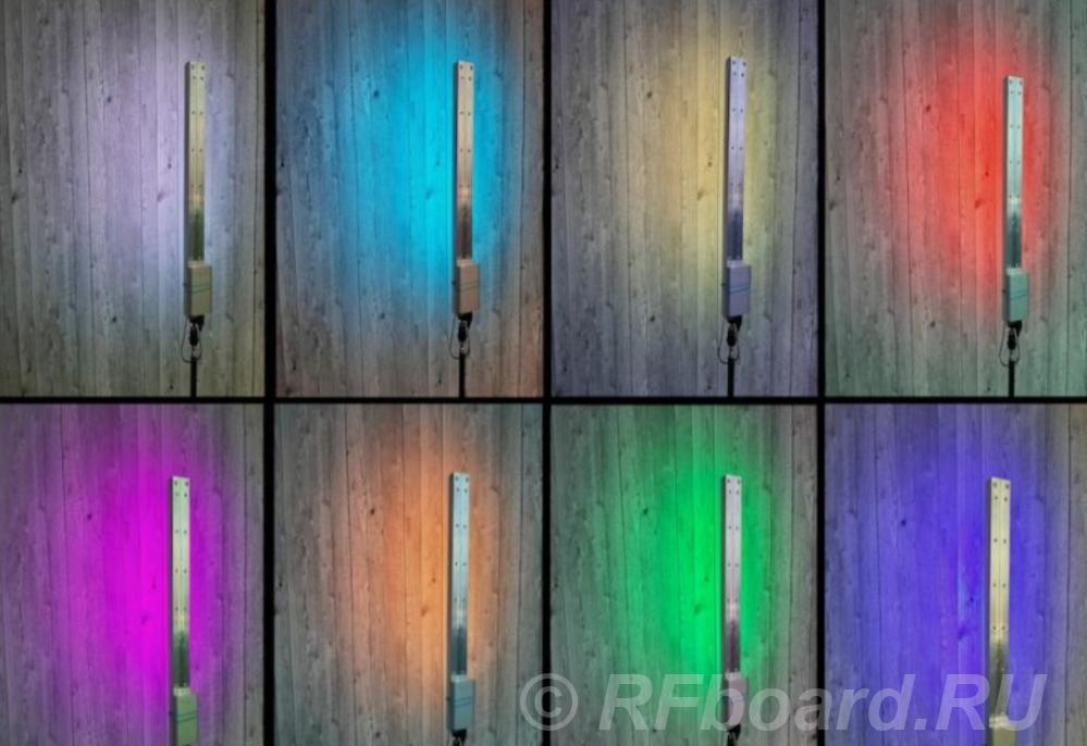 Светодиодный свет, цветная LED лампа RGB. Краснодарский край,  Краснодар