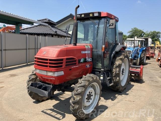 Трактор с х Yanmar EcoTra AF700 Series Forte AF-720 4х4 кабина фреза н ...