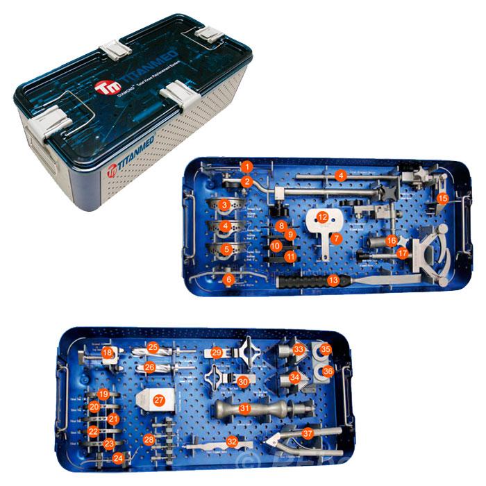 E02990 DIAMOND Комплект инструментов для эндопротезирования коленного  ....  Москва